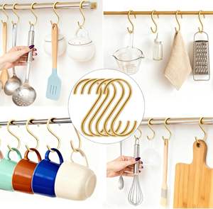 Crochet en acier inoxydable en forme de S personnalisé en usine, finition zinc, crochet pour équipement optique coloré, utilisation générale en industrie - Product Image 4