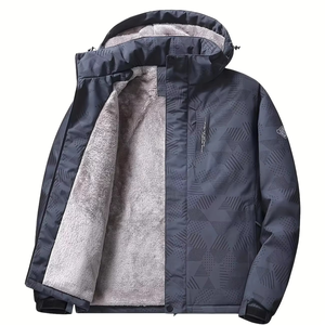 Veste bomber en cuir pour homme sur mesure, respirante et imperméable, style décontracté pour l'hiver, prix de gros, directement de l'usine - Product Image 1