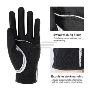 Gants de golf personnalisés OEM pour hommes en cuir Cabretta respirant, poignées souples, ajustement flexible, pour entraînement et compétition, antidérapants - Product Image 4