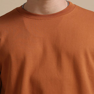 T-shirt uni à manches courtes et col rond pour homme, décontracté, streetwear d'été - Product Image 6