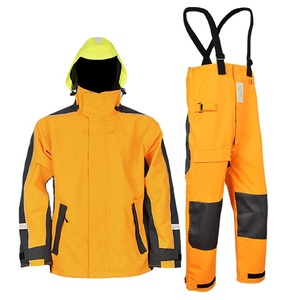 Unisex <b>Rain</b> <b>Gear</b> Safety Jacket and Quick Dry Bib Pants Waterproof Polyester Fishing Wear Plus Size Sportswear Sets - Product Image 1