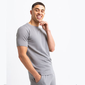 Nouveauté été 2024, ensembles de shorts décontractés pour hommes, t-shirt à manches courtes, shorts, ensemble de survêtement uni, vêtements de marque pour hommes, ensembles 2 pièces - Product Image 3