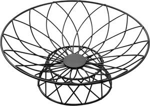 Panier de rangement en fil métallique noir pour fruits, organisateur de cuisine en métal, paniers et supports de rangement en fer forgé - Product Image 4