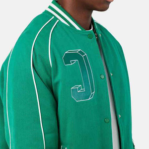 Wholesale Custom Logo <b>Men's</b> Varsity <b>Jacket</b> Sleeve Patch Stitched Streetwear Plus Size OEM Manufacturer - Product Image 5