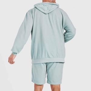 Conjunto de Sudadera con Capucha Oversize y Pantalones Cortos para Hombre, Chándal Casual de Dos Piezas, Ropa Deportiva Urbana, Atuendo Informal para Descansar - Product Image 4