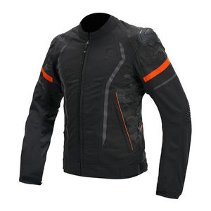 Veste de moto textile sport haute visibilité avec panneaux réfléchissants - Product Image 2
