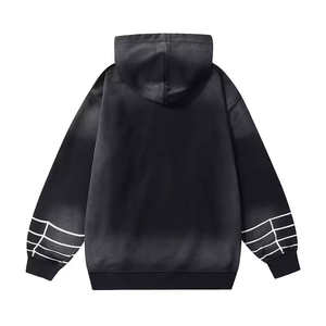 เสื้อฮู้ดดี้แบบสวมหัวทรงปกติ ผ้าฟลีซคอตตอน 100% สำหรับฤดูหนาว ดีไซน์เฉพาะแบบสั่งทำพิเศษ รุ่น Spider 1.1 จากผู้ผลิต ขายส่ง - Product Image 4