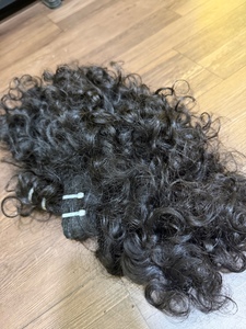 ผมต่อแบบเวฟคู่ 18 นิ้ว เกรด 12A ผมแท้จากอินเดีย แบบหยิกฟู ไม่หลุดร่วง - Product Image 5