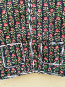 Edredón Acolchado Hecho a Mano en India por Vertexindiacorp, 100% Algodón Ecológico, Antiarrugas, Transpirable, de Secado Rápido, con Bolsillo Frontal, para Otoño/Invierno - Product Image 2