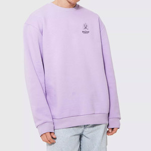 Sudadera de Manga Larga con Cuello Redondo, Transpirable, para Hombre, Talla Grande, Hecha de Algodón, Sudadera Básica al por Mayor para Hombre, Talla Grande - Product Image 1