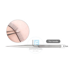 Pinces à cils en acier inoxydable en gros, dernier style, service OEM, durables - Product Image 2