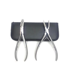 Pinzas de Alta Calidad para Extensiones de Cabello con Micro Anillos, Función de Sujeción, Empaque Personalizado con Logotipo, Mejor Precio, Herramienta de Acero Inoxidable de Grado Quirúrgico - Product Image 2