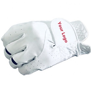 Gant de golf blanc en PU antidérapant et respirant pour usage extérieur, main droite, unisexe, fermeture à enfiler - Product Image 4