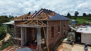 Revêtement Duracoat Type léger G550 Grade JIS Standard Eratek STV42-50 Système d'agriculture en acier léger Toiture de maison résidentielle - Product Image 2