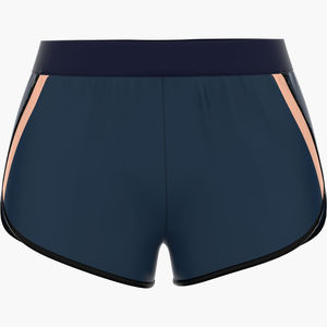 กางเกงขาสั้นผู้หญิงเอวสูงยืดได้สบายๆเสื้อผ้าฤดูร้อนสีดำและสีขาวสไตล์แฟชั่นสำหรับชายหาด - Product Image 1