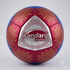 Balón de Fútbol Kandari Blanco, Azul, Gris, Naranja, Ligero, para Interior/Exterior, Entrenamiento Profesional, Duradero - Product Image 6