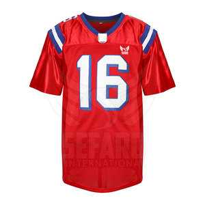 Maillot de football américain unisexe confortable, services OEM, dernier style de maillot de football américain - Product Image 1