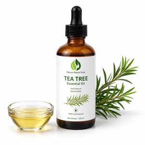 Huile Essentielle de Menthe Poivrée et d'Arbre à Thé 100% Pure de Natures Natural India, Distillée à la Vapeur, Qualité Cosmétique et Aromathérapie, Revitalisant Cutané - Product Image 2
