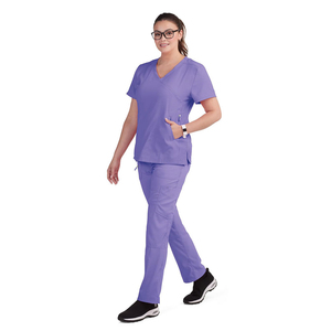 Uniforme de Trabajo Elástico para Spa y Belleza, Diseño Moderno, Túnica Personalizada para Mujer, Uniforme de Enfermera, Conjuntos de Uniformes Médicos Transpirables para Hospital - Product Image 1