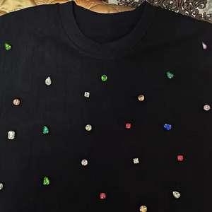 T-shirt en strass personnalisé de haute qualité pour hommes, style streetwear, grandes tailles, chemises en strass pour hommes en provenance du Pakistan, t-shirts pour hommes - Product Image 4