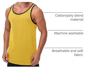 ผู้ผลิตเสื้อกล้ามครอปแบบพรีเมียมสำหรับผู้ชายตามสั่ง |   เสื้อครอปออกกำลังกายฟิตเนสเพาะกายแบบไม่มีแขนขายส่ง - Product Image 1