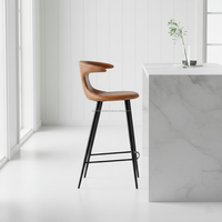 Chaise de bar de comptoir, hauteur réglable, siège rembourré confortable, cadre en métal robuste, design moderne et élégant, parfait pour la cuisine