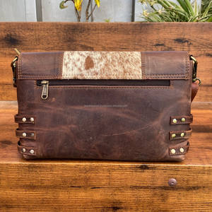 Bolso cruzado de cuero de vaca genuino de lujo para mujer de diseñador de moda al por mayor bolsos de gran capacidad de alta calidad - Product Image 5