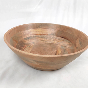 Bol en bambou écologique d'origine indienne, fait main, poli, style luxueux, capacité >10L, pour mariages, salades, desserts, artisanat - Product Image 1