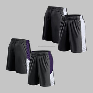 Pantalones cortos personalizados Unsex al por mayor, pantalones cortos de baloncesto de malla Floral con estampado bordado personalizado de alta calidad, Unisex - Product Image 1