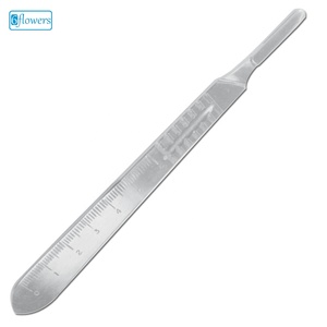 Manche de scalpel chirurgical professionnel en acier inoxydable de haute qualité, certifié CE ISO, avec graduation, instrument manuel réutilisable - Product Image 1