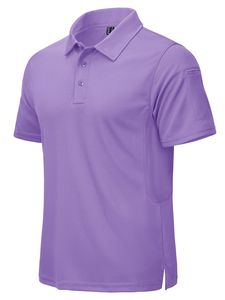 Polo à manches courtes pour homme, séchage rapide, col classique, uniforme d'entraînement de golf, logo personnalisé, vêtements décontractés - Product Image 3