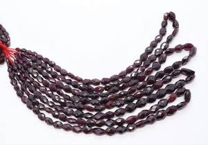 ลูกปัดโรโดไลต์การ์เนตทรงรีเหลี่ยมเพชรพลอย ขนาด 4x6-8x11 มม. ลูกปัดพลอยโรโดไลต์การ์เนตสีชมพูธรรมชาติ 16 นิ้ว ทรงรีเหลี่ยมเพชรพลอย - Product Image 4