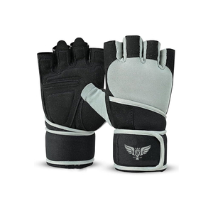 Premium Half Finger <b>Weight</b> Lifting Gloves with Wrist Wrap Support for Gym Fitness Workout <b>Training</b> Bodybuilding Cycling Crossfit - Product Image 2