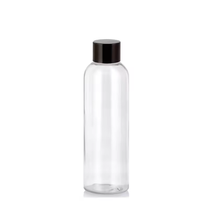 Body Oil 250ml 8oz PET Plastic Slim Cosmo <b>Pump</b> Sprayer Shampoo Skin Care Serum Custom Logo Silk Screen Printing Lotion - Product Image 1