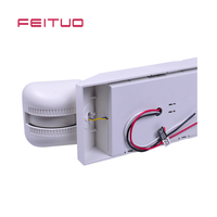 FEITUO Doppelkopf-Notbeleuchtung mit Langlebiger Nickel-Cadmium-Batterie Effiziente Energieverwendung für Wohnbereiche und Flure
