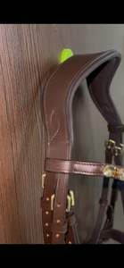 Brida de Cuero para Caballo con Cuero Suave y Flexible de Calidad Superior y Diadema con Cristales Preciosa de 12 mm, Tallas Full/Cob - Product Image 6