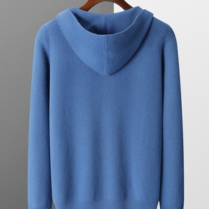 Fabricant direct d'usine, qualité professionnelle, sweat à capuche zippé pour homme, couleurs et logos sur demande du client, haute qualité - Product Image 5
