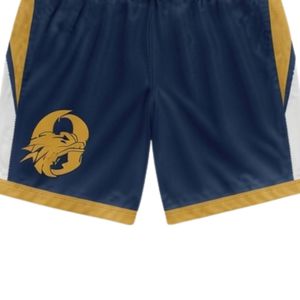 Conjunto de Uniforme de Lacrosse Sublimado Azul Marino y Dorado Unisex, Uniforme Deportivo Ligero de Poliéster para Partidos - Product Image 6