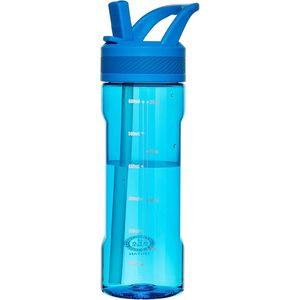 Borraccia Blu in Tritan Senza BPA con Cannuccia, Design Anti-Perdita per Viaggi, Casa, Scuola - Product Image 1