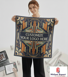 Collection en gros de foulards personnalisés Prestige, imprimés effet soie, hijabs tendance, écharpes carrées et châles de cou - Product Image 3