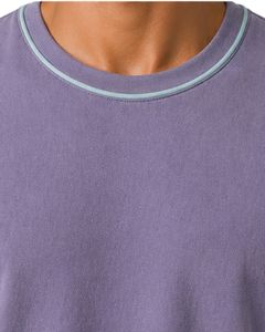 Camiseta sin Mangas para Hombre, Color Lavanda, de Algodón Premium, para Gimnasio, Fitness, Casual, Verano, Ligera, Transpirable, Ajuste Personalizado - Product Image 6