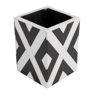 HASAN CRAFT Vase de table moderne écologique en os incrusté, Organisateur de bureau artisanal haut de gamme pour la décoration de bureau - Product Image 1