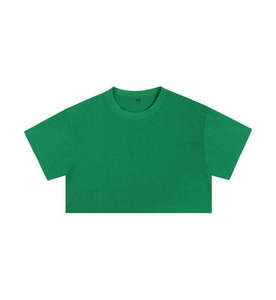 Camiseta Corta de Moda para Mujer, Ropa de Algodón, Venta al por Mayor Directa de Fábrica, Suministro a Granel - Product Image 2