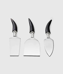Stainless Steel Silverware <b>Cheese</b> <b>Set</b> with Long Reindeer Horns Design Metal Horn Handle High Quality <b>Cheese</b> Tools - Product Image 6