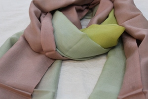 Women's Gradient Pashmina Shawl Reversible <b>Wool</b> Cashmere Scarf Long <b>Wrap</b> for Spring Cold Weather - Product Image 2