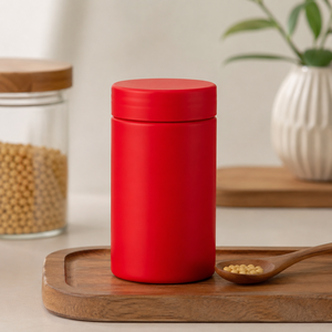 500ml Matte PET Food Jar with Screw <b>Lid</b> Custom <b>Plastic</b> <b>Container</b> for Coffee Tea Candy Snack Packaging Vietnam Factory - Product Image 4