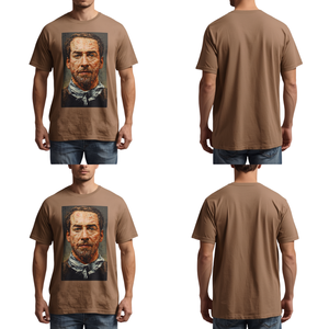 Camiseta de corte holgado con estampado texturizado de alta calidad, estilo streetwear, con gráfico personalizado y hombros caídos, para venta al por mayor OEM - Product Image 4
