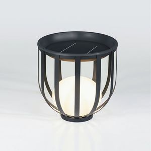 Ensemble de supports de plantes solaires à LED pour l'extérieur, tables élégantes pour l'affichage en jardin - Product Image 1