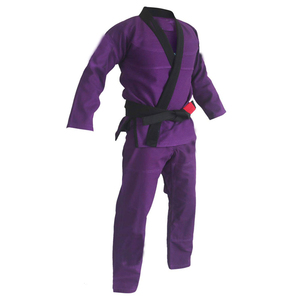 Kimono de BJJ léger, couleur unie, respirant, avec logo frontal, 100% coton, dernier design, fabrication professionnelle - Product Image 1