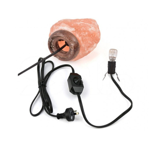 Lampe en sel rose de l'Himalaya naturel exclusif, de haute qualité, artisanale, décorative pour la maison, avec logo personnalisé - Product Image 3